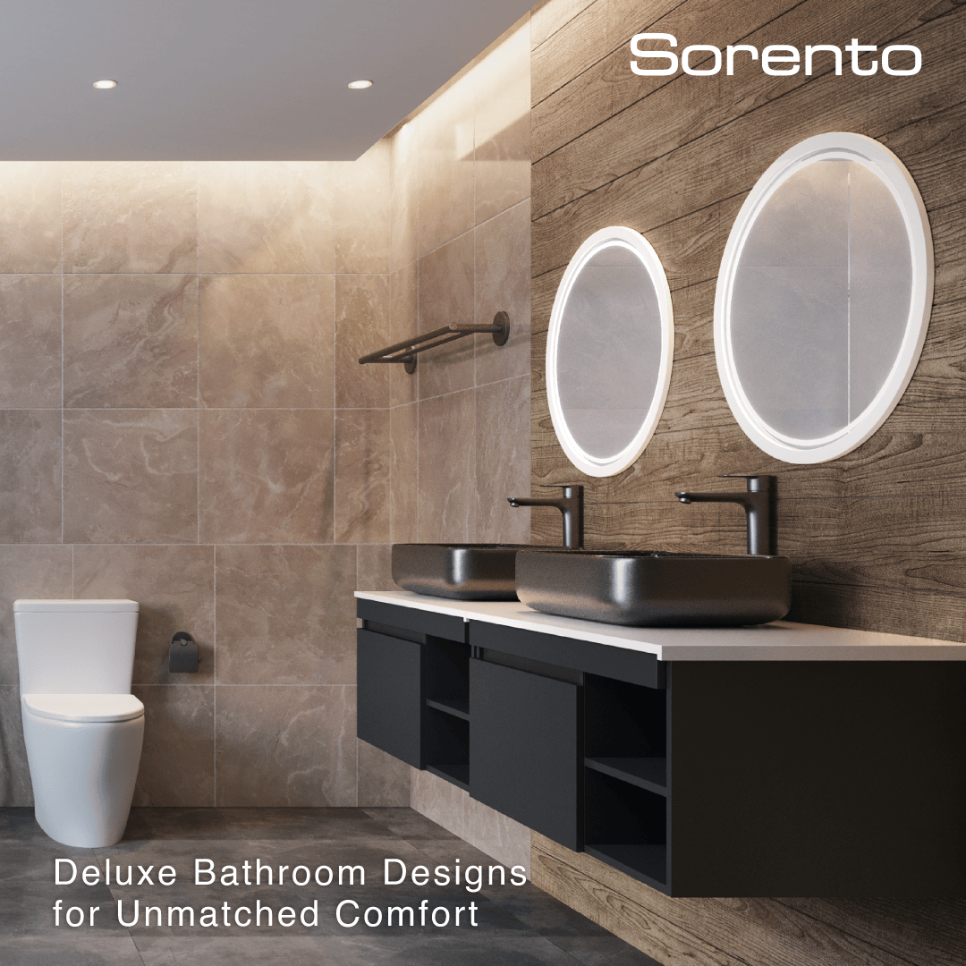 Sorento Gun Metal Bathroom Collection: Where Style Meets Luxury 