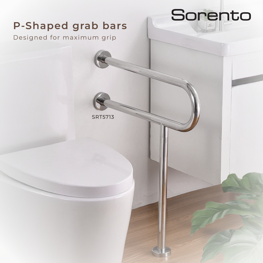 Toilet grab bar